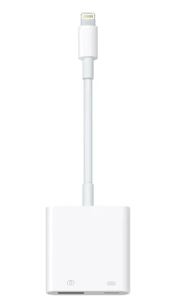 Adapter Lightning till USB med strömförsörjning