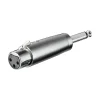 Adapter XLR-hona till 6,3 mm-hane