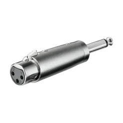 Adapter XLR-hona till 6,3 mm-hane