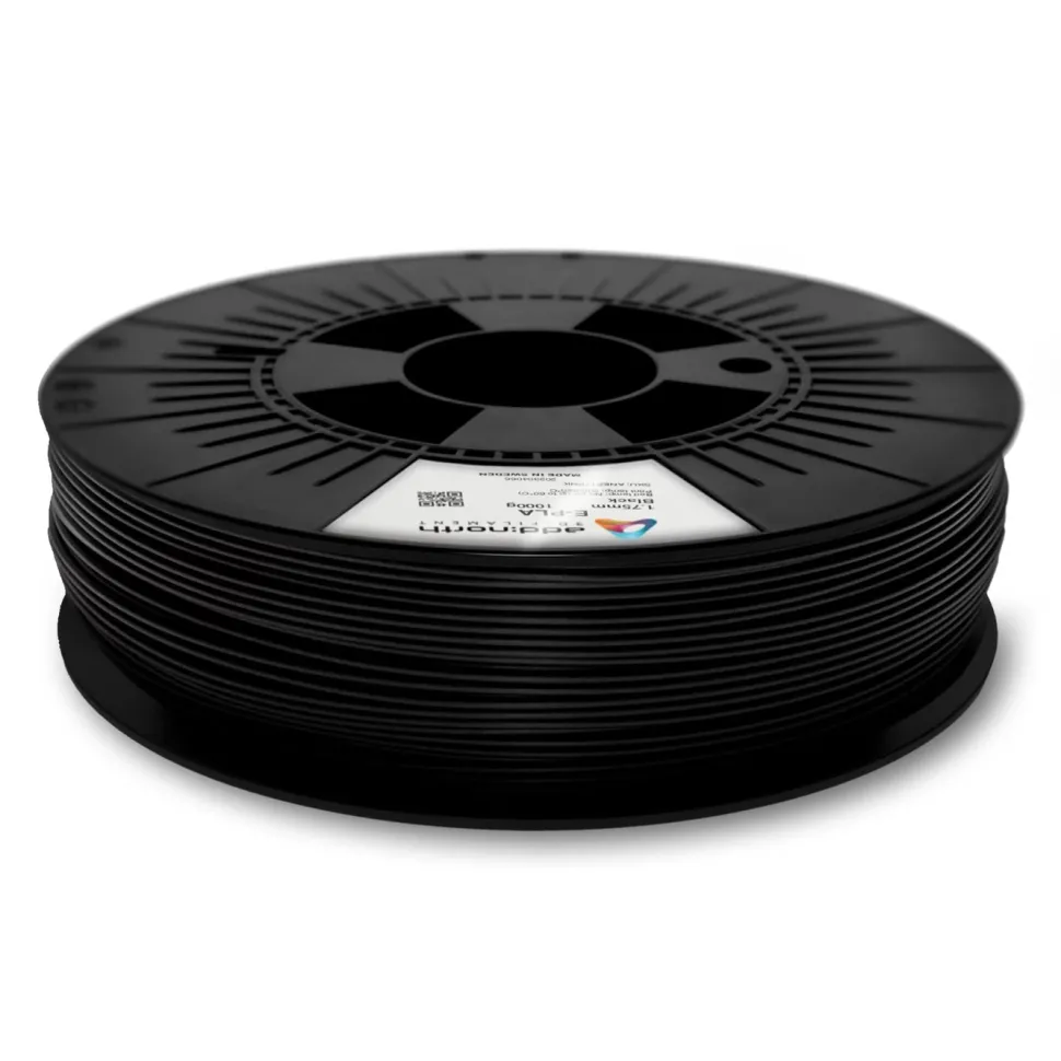 Addnorth E-PLA-filament 1,75 mm 1000 g-Svart