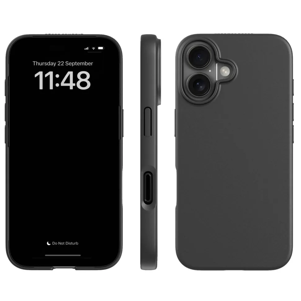 agood company Växtbaserat mobilskal iPhone 16 Svart