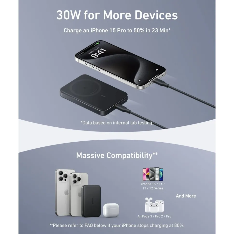 Anker MagGo Powerbank Slim 10000mah Qi2