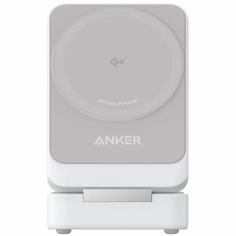 Anker MagGo Trådlös och vikbar 3-i-1-laddstation Vit
