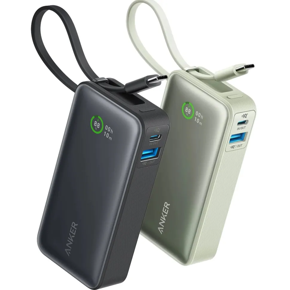 Anker Nano powerbank 30 W 10000 mAh Svart