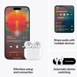 Apple AirPods 4 med aktiv brusreducering