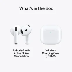 Apple AirPods 4 med aktiv brusreducering