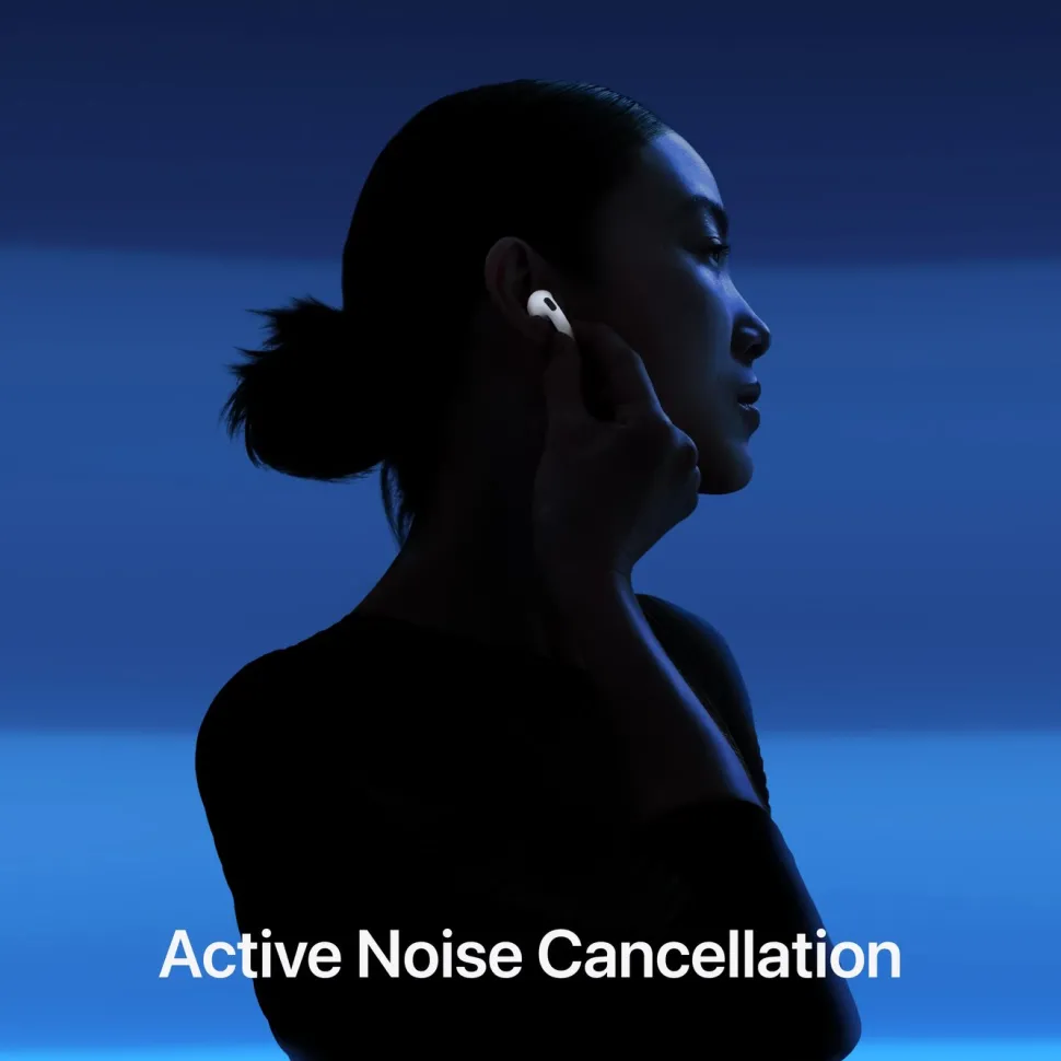 Apple AirPods 4 med aktiv brusreducering