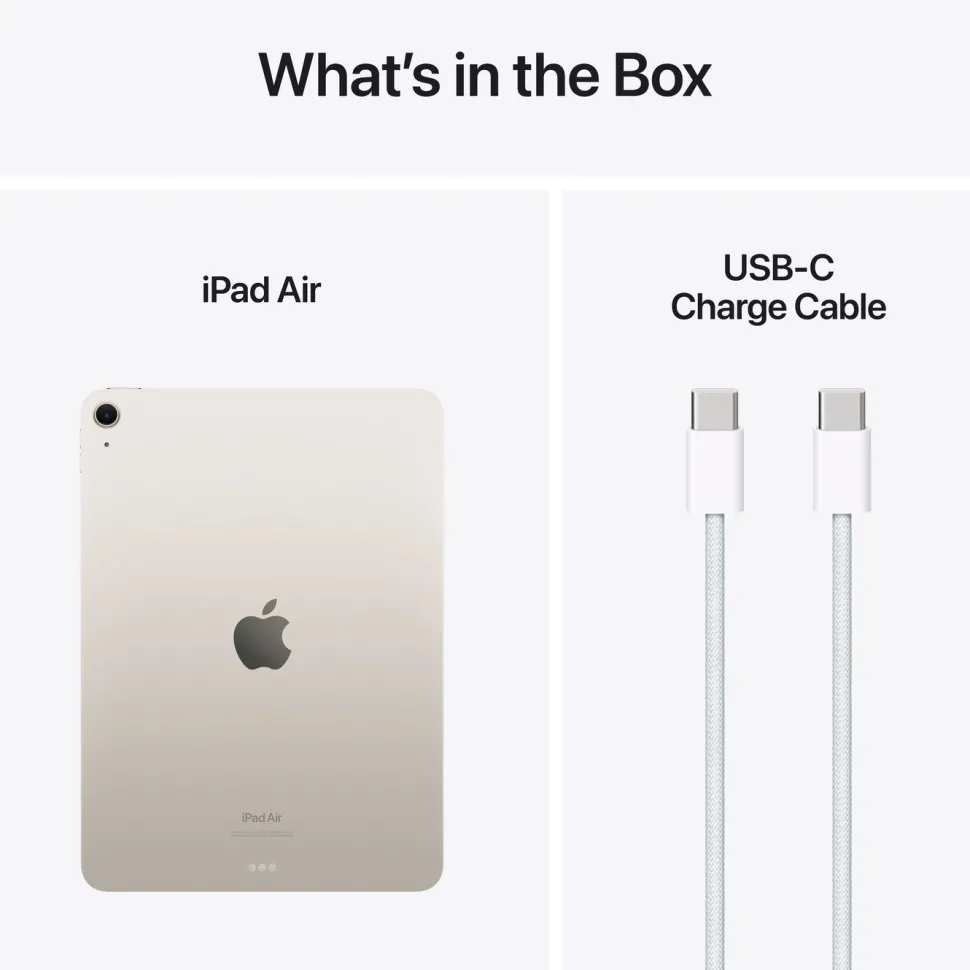 Apple iPad Air 11" (M2) 128 GB Wifi Stjärnglans