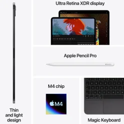 Apple iPad Pro 13 tum (M4) 256 GB Wifi Silver