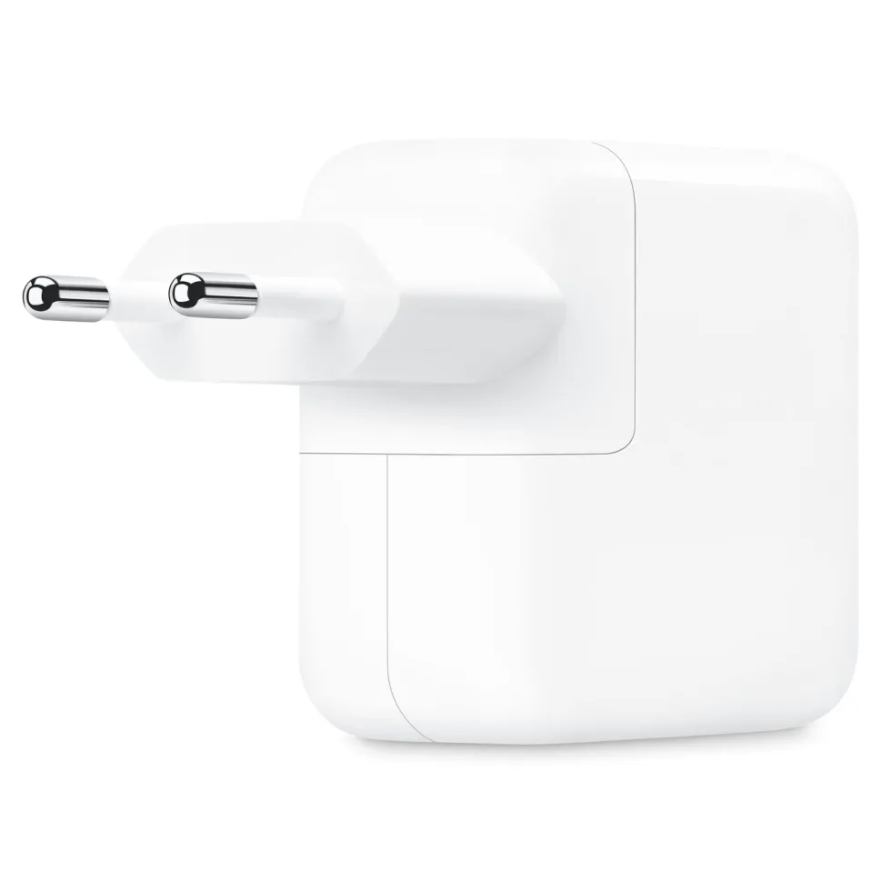 Apple USB-C-strömadapter med två portar 35 W