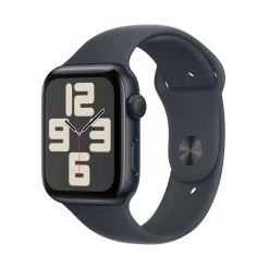 Apple Watch SE GPS 44 mm Midnight Case med Midnight Sport band M/L
