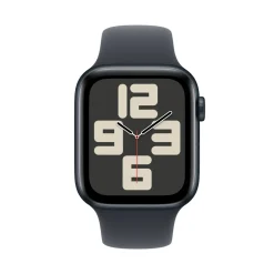 Apple Watch SE GPS 44 mm Midnight Case med Midnight Sport band M/L