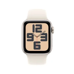 Apple Watch SE GPS 40 mm Starlight Case med Starlight Sport band M/L