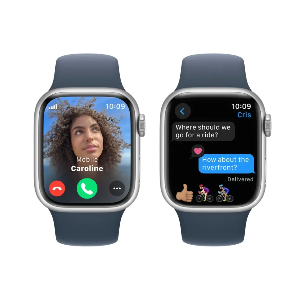 Apple Watch Series 9 GPS + Cellular 41 mm Silver M/L