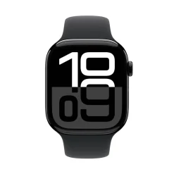 Apple Watch Series 10 GPS 46 mm Jet Black Case med Black Sport band M/L
