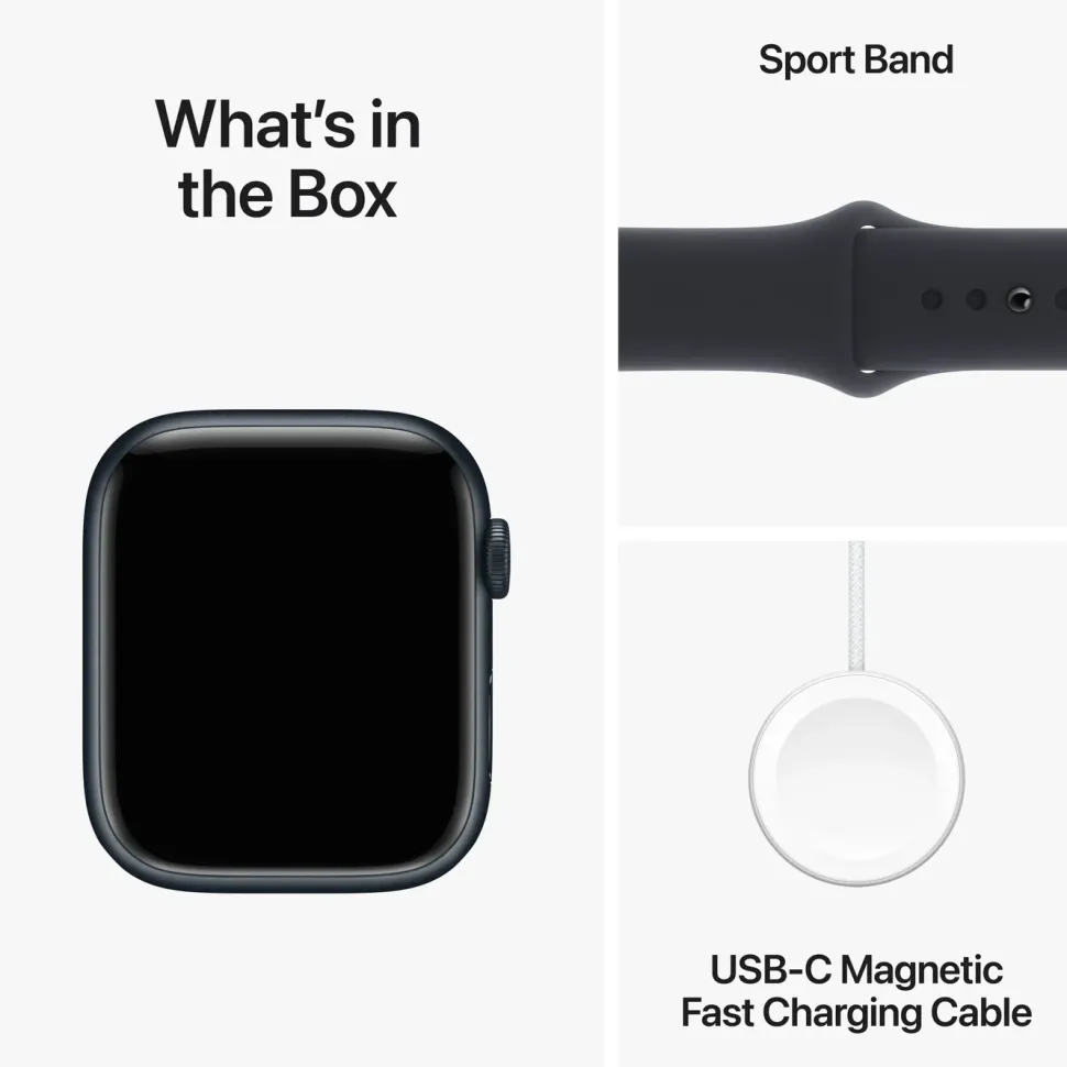Apple Watch Series 9 GPS 45 mm Midnight M/L