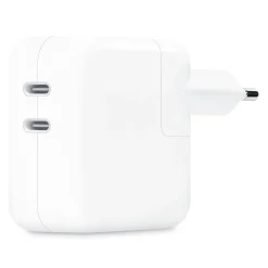 Apple 35 W usb-c-strömadapter med två portar