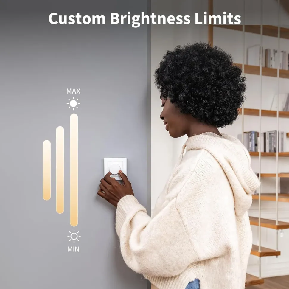 Aqara Dimmer Switch H2 EU – smart dimmer med vridreglage Vit