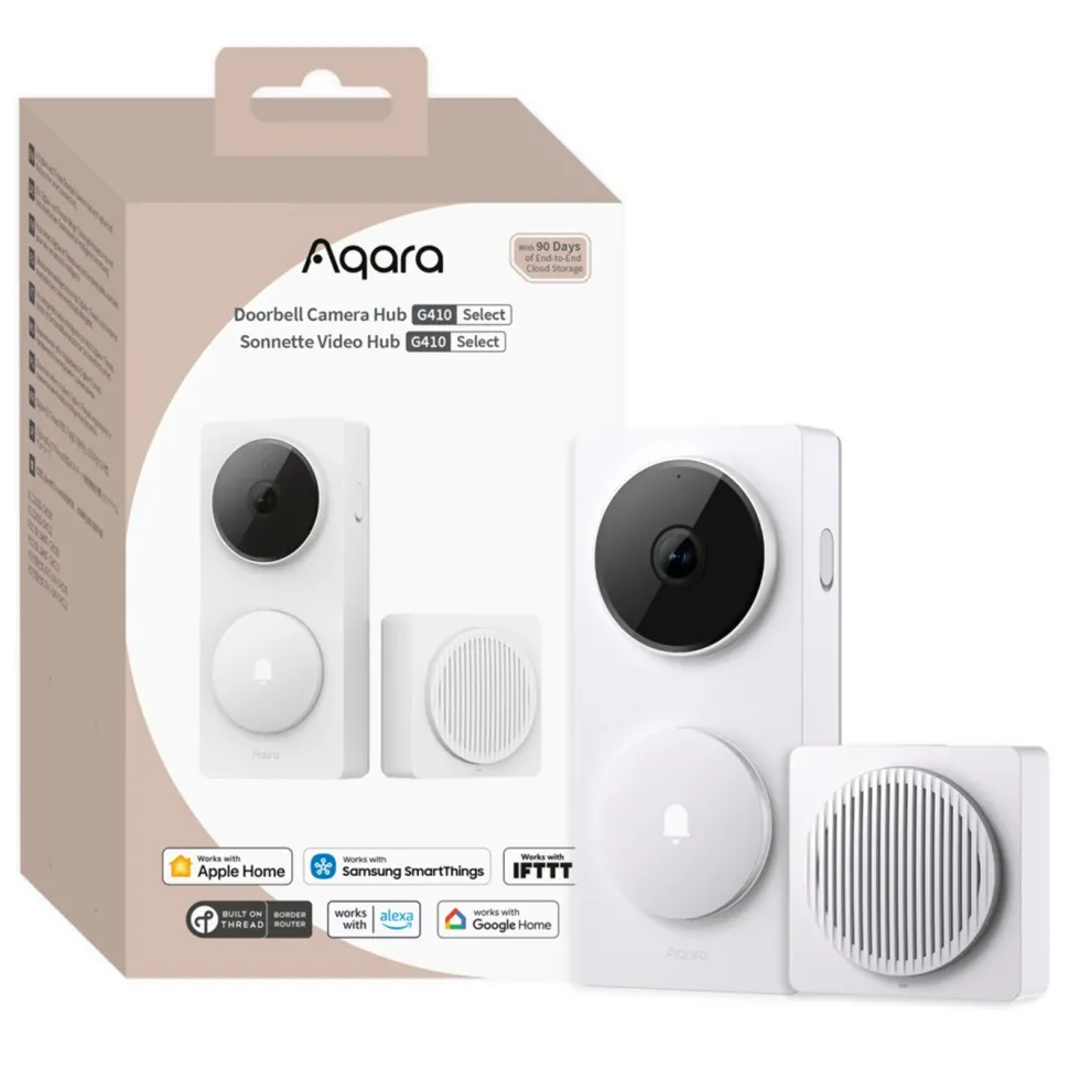 Aqara Doorbell Camera Hub G410 - smart dörrklocka med hubb Vit