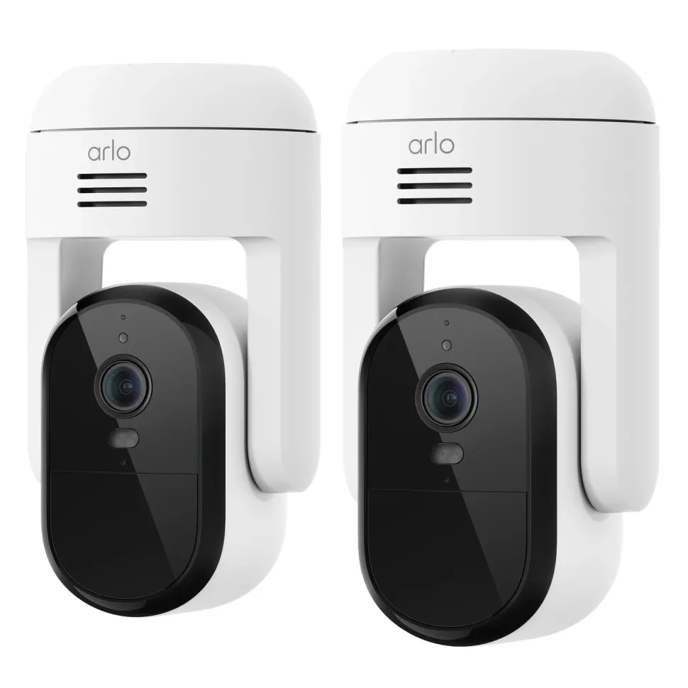 Arlo Essential 3 HD PTZ – Nätansluten övervakningskamera 2-pack