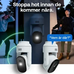 Arlo Essential 3 HD PTZ – Nätansluten övervakningskamera 2-pack