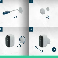 Arlo Essential 2 HD – Trådlös övervakningskamera 3-pack