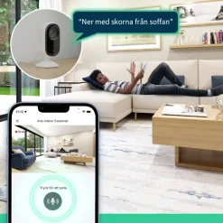 Arlo Essential 2K Inomhuskamera 2-pack