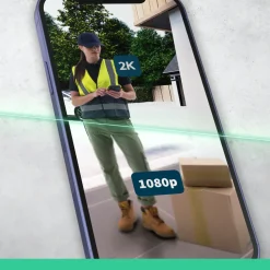 Arlo Essential 2K trådlös videodörrklocka med Chime 2