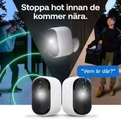 Arlo Essential 3 XL 2K – Trådlös övervakningskamera 2-pack