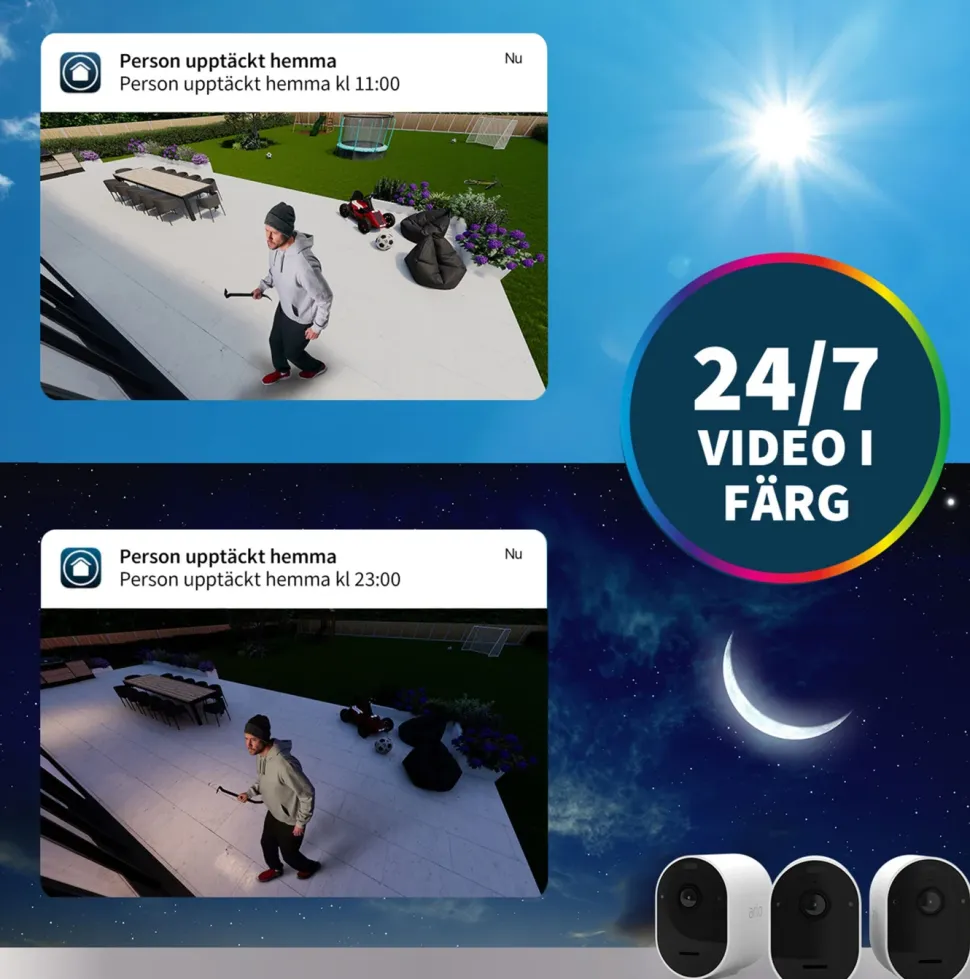 Arlo Pro 5 Spotlight – Trådlös övervakningskamera 1-pack