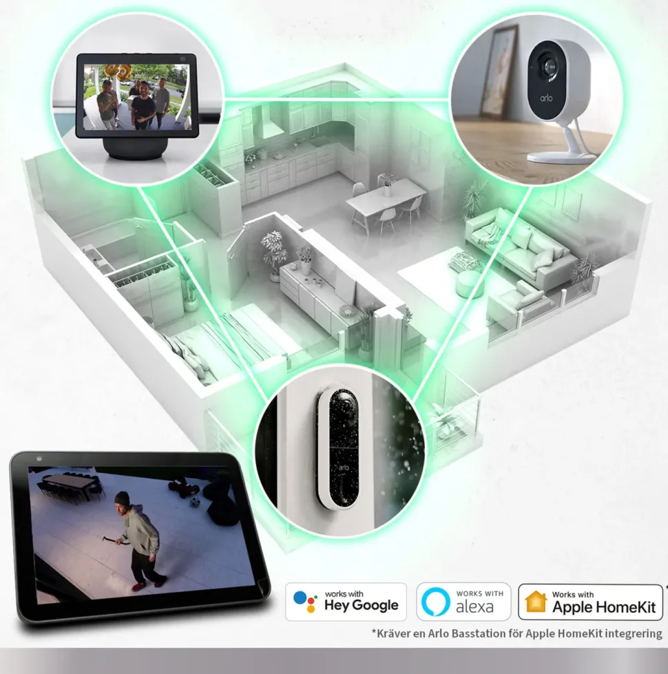 Arlo Pro 5 Spotlight – Trådlös övervakningskamera 1-pack