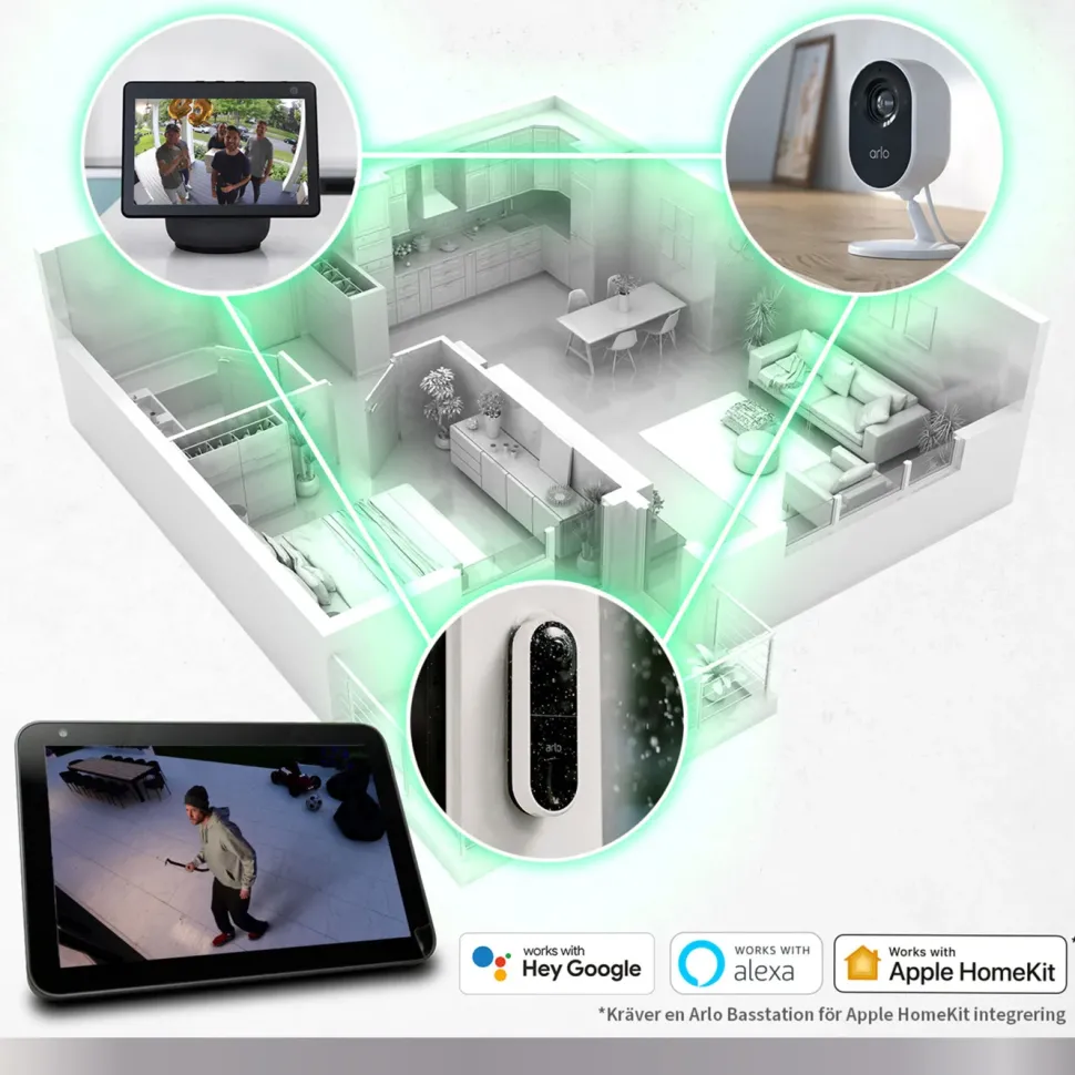 Arlo Pro 5 Spotlight – Trådlös övervakningskamera 4-pack