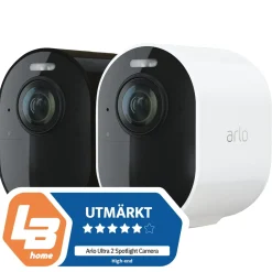 Arlo Ultra 2 Spotlight – Trådlös övervakningskamera 1-pack Svart