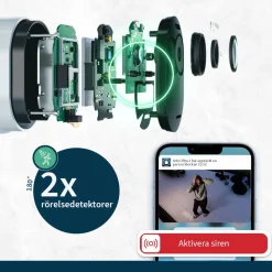 Arlo Ultra 2 Spotlight – Trådlös övervakningskamera 1-pack Svart