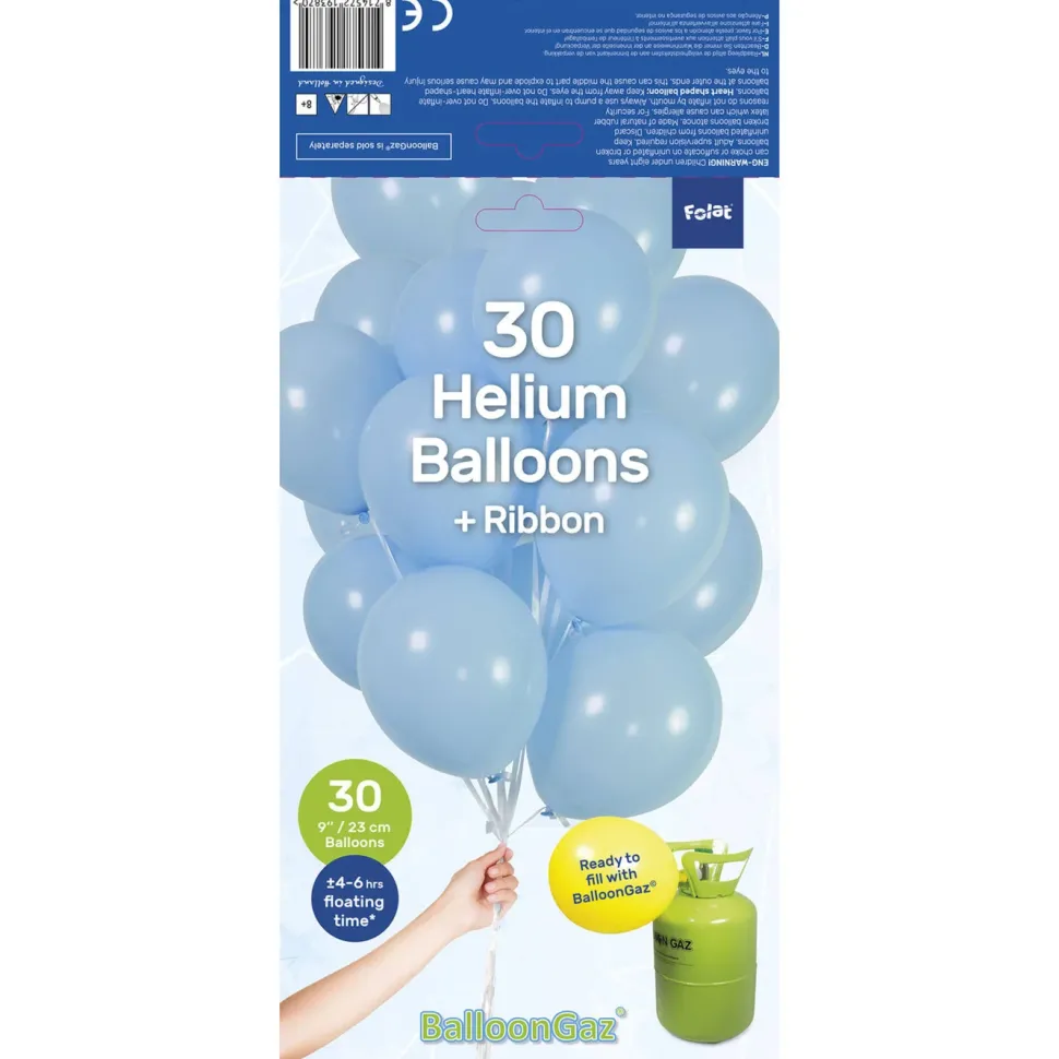 Ballonger 30-pack Ljusblå