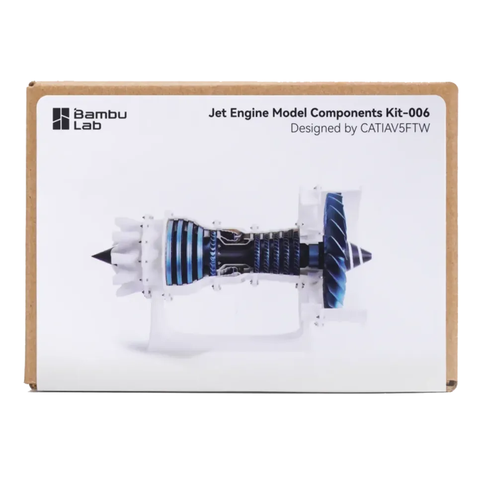 Bambu Lab 3D-kit för jetmotor Grå