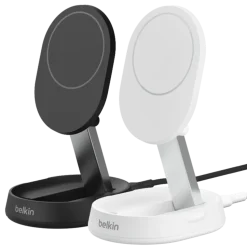 Belkin BoostCharge Pro Laddställ med Qi2 15 W Svart