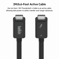 Belkin Thunderbolt 4 Aktiv USB-C-kabel 2 m