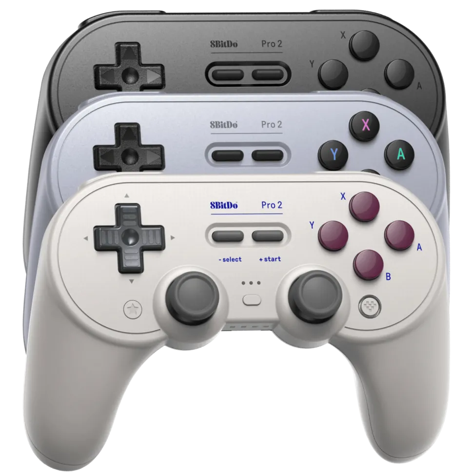 8Bitdo Pro 2 Bluetooth Hall Edition Handkontroll Grey