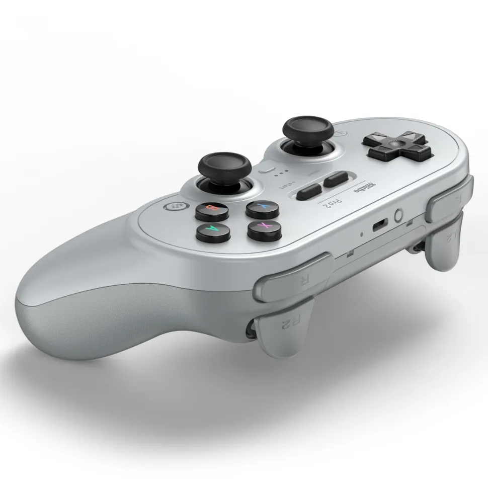 8Bitdo Pro 2 Bluetooth Handkontroll Grå