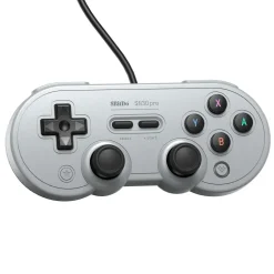 8Bitdo SN30 Pro Handkontroll med USB-anslutning Grå