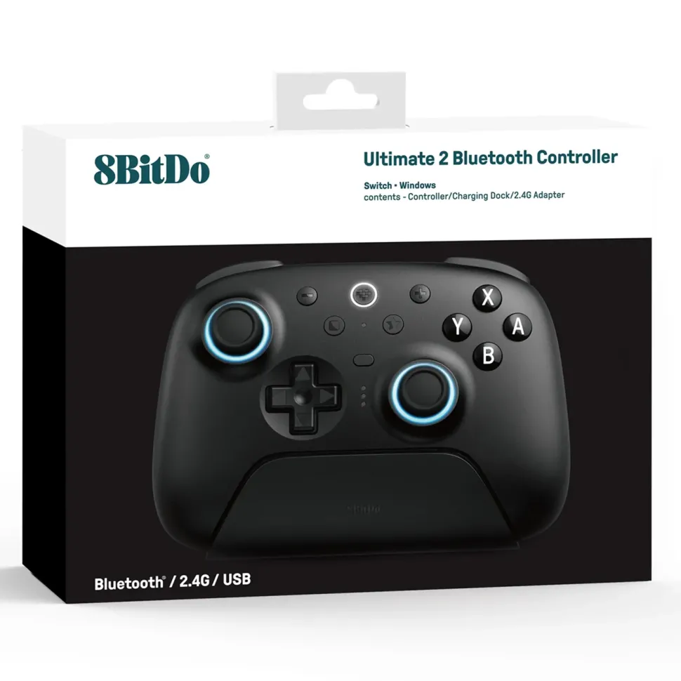 8Bitdo Ultimate 2 Bluetooth Controller Svart