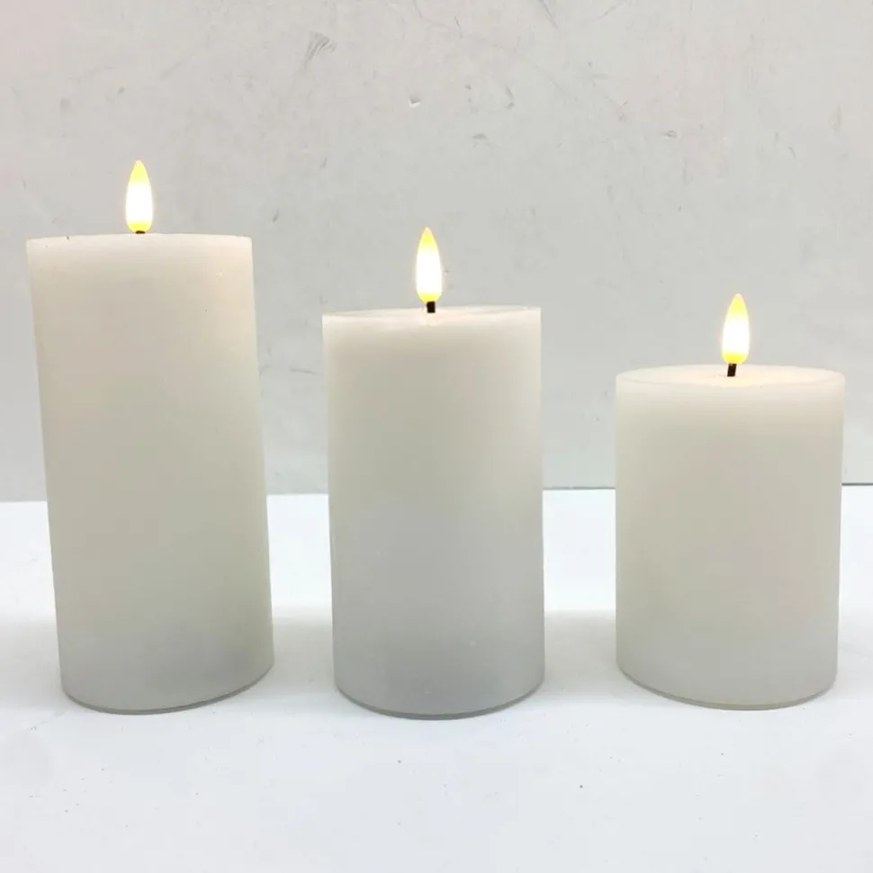 Blockljus LED 3-pack