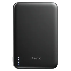 BMX Ultratunn magnetisk Qi2-powerbank 5000 mAh, semi-solid-state i titanhölje Black