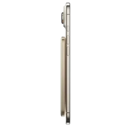 BMX Ultratunn magnetisk Qi2-powerbank 5000 mAh, semi-solid-state i titanhölje Gold