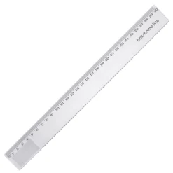 BNT Office Linjal 30 cm transparent