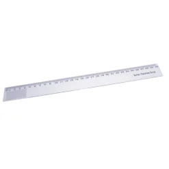 BNT Office Linjal 30 cm transparent
