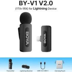 Boya BY-V10 Trådlös Mikrofon Lightning