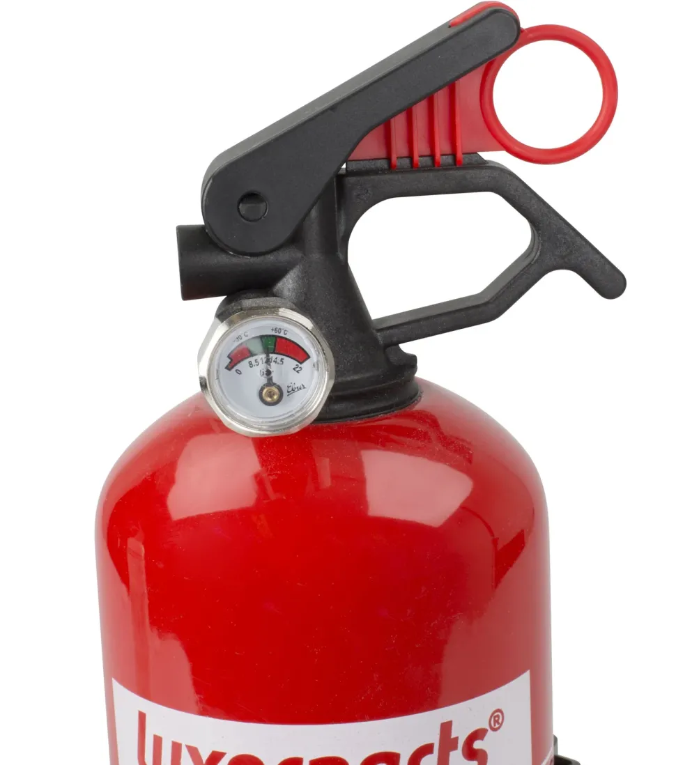 Brandsläckare med pulver 1 kg Röd
