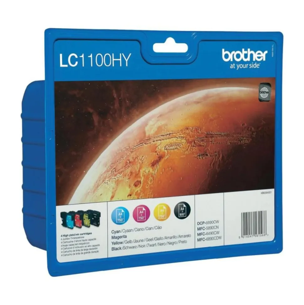 Brother LC1100HY Bläckpatron 4-pack